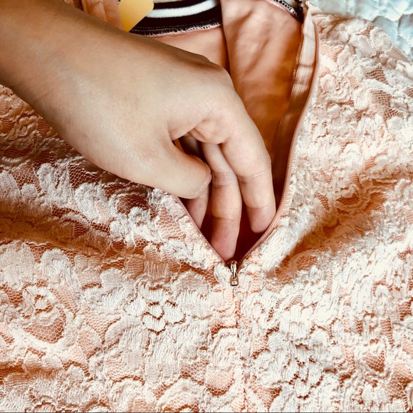 Ina Pink lace overlay dress - Picture 8 of 8